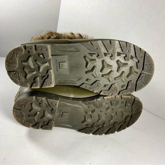 ARCTIC SHIELD leather fur lined lace up snow boots winter gorpcore duck boot - Picture 10 of 10